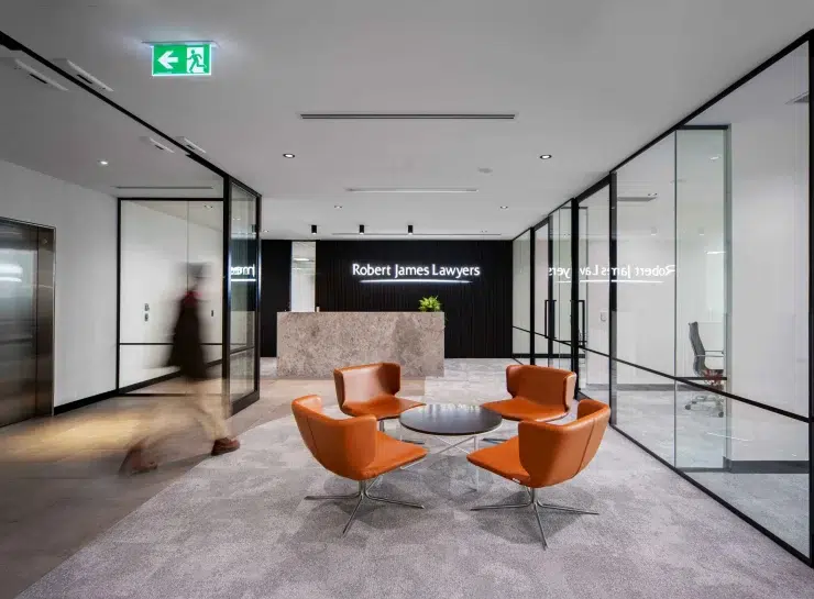 Robert James Lawyers 140 William St Office Fitouts Melbourne Agero