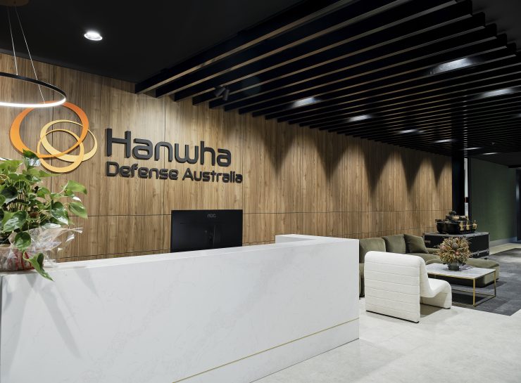 Hanwha Defence Australia L5 550 Bourke St Office Fitouts Melbourne